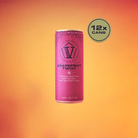 V Rum Grapefruit Twist RTD 12 pack