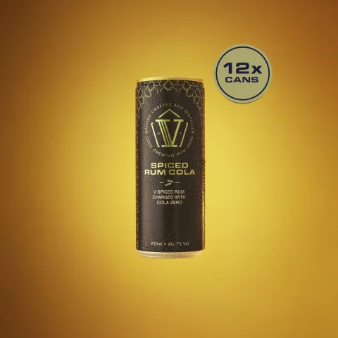 V Rum Spiced Cola RTD 12 pack