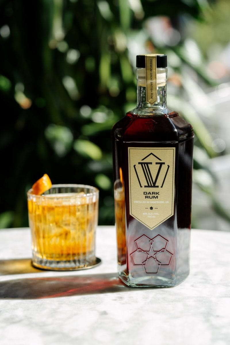 V Dark Rum Cocktail Table 1